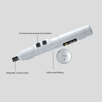 Tournevis électrique Rechargeable USB sans fil Mini outil électrique tournevis multifonction pour réparer un appareil électronique d
