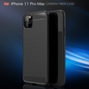 TPU En Fiber De Carbone Téléphone Étui De Protection Antidérapant Anti Empreintes Digitales Anti Égratignure Cas De Protection Téléphone Compatible Avec iPhone 11 Pro Max
