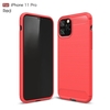 TPU En Fiber De Carbone Téléphone Étui De Protection Antidérapant Anti Empreintes Digitales Anti Égratignure Cas De Protection Téléphone Compatible Avec iPhone 11 Pro