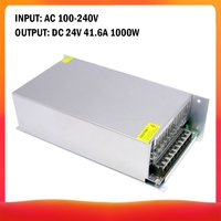 Transformateur de tension CA 100-240V à DC 24V 2A 50W
