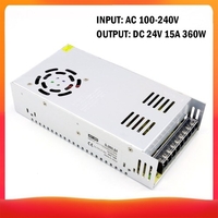 Transformateur de tension CA 100-240V à DC 24V 2A 50W