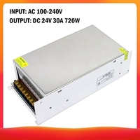 Transformateur de tension CA 100-240V à DC 24V 2A 50W