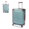 Transparent PVC Travel Luggage Cover Suitcase Protector Cover Dust Cover Fits 18 Inch Luggage
