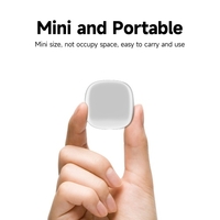 Traqueur de Position mondiale dispositif Anti-perte intelligent Mini traqueur GPS sans fil pour animaux de compagnie clés sacs portefeuilles batterie intégrée argent