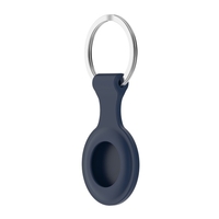 Traqueur de remplacement de manchon de protection en Silicone pour Apple Airtags couvercle de traqueur en acier inoxydable porte-clés anti-rayures protecteur Finder titulaire