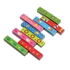 Tremolo Harmonica 16 Trous Couverture En Bois Coloré gratuit Reed Instrument À Vent Enfants Musical Jouet Éducatif