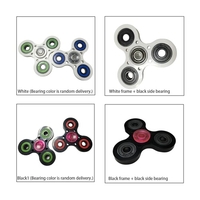 Tri Fidget main Finger Spinner Spin Widget focus Toy EDC Pocket Desktoy Triangle cadeau en plastique pour le TDAH Enfants Adultes Soulager Stress Anxiété Ennui Killing Time