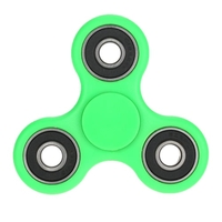 Tri Fidget main Finger Spinner Spin Widget Mise au point Jouet de haute qualité Ayant EDC Pocket Desktoy Triangle cadeau pour les adultes TDAH enfants lumineux rougeoyant dans The Dark Compact Stress soulager l