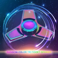 Tri Fidget Triangle Spinners main Finger Spin Jouet en alliage d