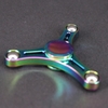 Tri Triangle Fidget Hand Finger Stress Reducer Spinner en métal Focus Toy pour Fidgeters Anxiété ADHD Focus Enfants Adultes Slim Waist Design