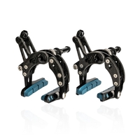 Étriers de frein de vélo ZTTO Clip de frein en fibre de carbone en forme de C Étriers de frein à double pivot pour vélo de route léger avant et arrière avec plaquettes de frein