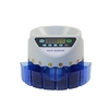 Trieuse électronique de compteur de pièces Euro 300 pièces Mini machine de comptage automatique numérique préréglée/affichage total de l
