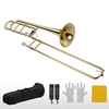 Trombone à glissière de ténor plat intermédiaire amélioré de Muslady