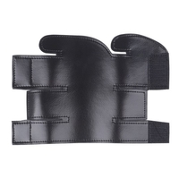 Trompette Valve Guard Protecteur de manchon de protection en cuir PU pour trompette noir