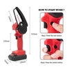Tronçonneuse sans fil rechargeable portative pour l