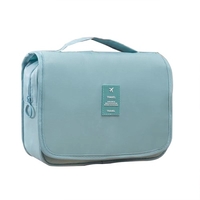 Trousse de toilette étanche à suspendre avec crochet robuste Rangement personnalisable Organisateur de maquillage de voyage Pochette cosmétique Trousse de maquillage pour hommes femmes filles