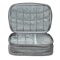 Trousse de voyage de voyage portable Trousse de toilette Trousse de toilette Organizer Electronics Camera Bag