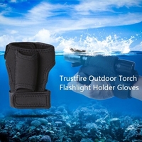 Trustfire Extérieure Torche Lampe de poche Titulaire Doux Néoprène Main Bras Mont Dragonne Gant Main Libre