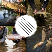 Tête de pêche en Fiber de carbone pour canne à pêche télescopique