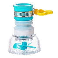 Tête de robinet rétractable pour filtre de robinet de cuisine anti-éclaboussures