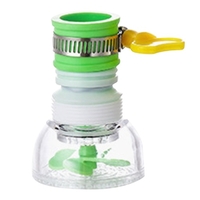 Tête de robinet rétractable pour filtre de robinet de cuisine anti-éclaboussures
