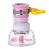 Tête de robinet rétractable pour filtre de robinet de cuisine anti-éclaboussures
