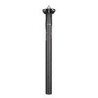 Tube de selle de tige de selle de vélo 3K entièrement en carbone 25, 4/27, 2/30, 8/31, 6mm 350mm/400mm vtt tige de selle de vélo de route de montagne