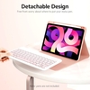 Étui-clavier BT détachable + Dissipation de chaleur avec fente pour stylo souris Compatible avec iPad Air4 10.9 (2020)/Pro11 (2018/2020/2021),  rose