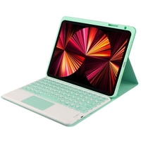 Étui clavier BT détachable avec pavé tactile Compatible avec iPad Air3 10.5(2019)/iPad Pro 10.5/iPad 10.2(2019)/iPad 10.2(2020) Vert