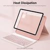 Étui-clavier BT rétroéclairé détachable + Dissipation de chaleur avec fente pour stylo de souris Compatible avec iPad Air4 10.9 (2020)/Pro11 (2018/2020/2021),  vert clair