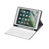 Étui de clavier BT3.0 avec étui de protection pour iPad avec clavier portable pour iPad Pro 10.5 / iPad Air3 10.5 / iPad 10.2 (2019) (Bleu-Blanc)