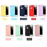 Étui de protection mince mince de couleur de sucrerie de téléphone portable de TPU mince givré pour l