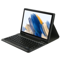 Étui de protection portable détachable pour tablette avec emplacement pour stylet clavier BT compatible avec Samsung Tab A7 Lite 8.7/T220/T225 Noir