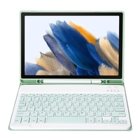 Étui de protection portable détachable pour tablette avec emplacement pour stylet clavier BT compatible avec Samsung Tab S6 Lite 10.4/P610/P615 Vert