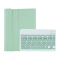 Étui de protection portable détachable pour tablette avec emplacement pour stylet clavier BT compatible avec Samsung Tab S6 Lite 2022/P613/P619 Vert