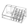 Étui de rangement pour rouge à lèvres en acrylique transparent 12 grilles Étui de rangement pour produit de soins de la peau 1029