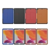 Étui de remplacement pour tablette pour iPad 7e génération Étui de protection complet du corps de 10, 2 pouces avec angle réglable bleu