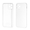 Étui de téléphone en silicone de 6, 7 pouces Protection intégrale du corps Housse antichoc avec doublure en tissu microfibre anti-rayures souple pour iPhone 12 Pro Max