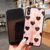 Étui de téléphone en TPU pailleté souple,  feuille d