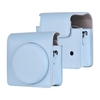 Étui de transport pour appareil photo instantané portable en cuir PU avec bandoulière compatible avec l