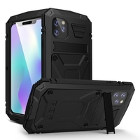 Étui en métal résistant de couverture de téléphone IP54 étui de coque de téléphone portable étanche antichoc Anti-chute Compatible avec iphone11pro