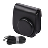Étui pour appareil photo instantané portable en cuir PU avec bandoulière compatible avec Fujifilm Fuji Instax Mini 11