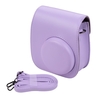 Étui pour appareil photo instantané portable en cuir PU avec bandoulière compatible avec Fujifilm Fuji Instax Mini 11