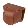 Étui pour appareil photo portable en cuir PU avec remplacement de la bandoulière pour Sony A6000 A6300 A6400