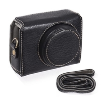 Étui pour appareil photo Portable sac de transport pour appareil photo en cuir synthétique avec remplacement de bandoulière pour appareil photo Sony ZV1 ZV-1