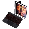 Étui pour clavier amovible pour tablette BT avec emplacement pour stylet pour pavé tactile compatible avec iPad 10, 2