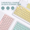 Étui pour clavier avec pavé tactile / fente pour stylo BT amovible Compatible avec 2019ipad 10.2 / ipad air 10.5 / ipad pro10.5 vert