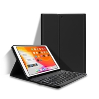 Étui pour clavier BT détachable avec fente pour stylet élastique Compatible avec iPad Pro 10.5 / Air3 10.5 2019 / iPad 10.2 2020 noir