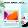 Étui pour clavier BT détachable avec fente pour stylo élastique Compatible avec iPad Pro 10.5 / Air3 10.5 2019 / iPad 10.2 2020 rose