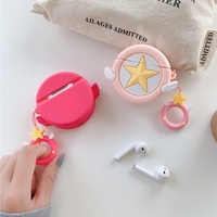 Étui pour écouteurs compatible avec Apple AirPods boîte de chargement 3D dessin animé mignon couverture complète casque en silicone housse de protection casque accessoires